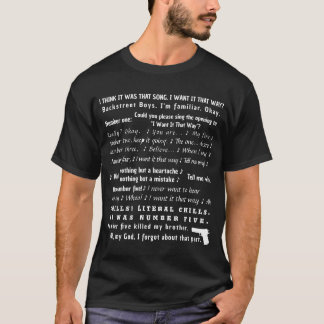 T-shirt Je le veux ainsi b99 Chef-d'oeuvre Sarcastique