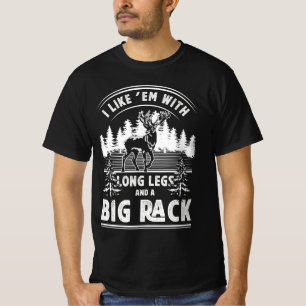 T-shirt Je Les Aime Avec De Longues Jambes Et Gros Rack De