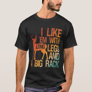 T-shirt Je Les Aime Avec De Longues Jambes Et Un Gros Hu D