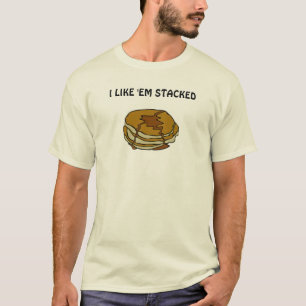 T-SHIRT JE LES AIME EMPILÉS