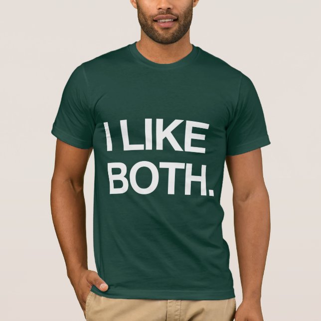 T-SHIRT JE LES AIME TOUS LES DEUX (Devant)