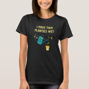 T-shirt Je Les Rends Places Jardin Humain Plantes Sarcast