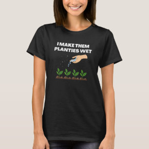 T-shirt Je leur fais Places Jardin Humide Plantes Sarcasti