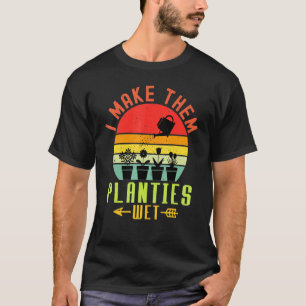T-shirt Je Leur Rends Plances Jardin Vintage Mignonne Plan