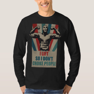 T-shirt Je lève pour que je ne choque pas les gens Bodybui