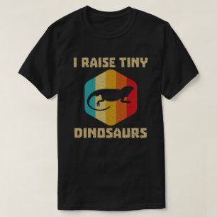 T-shirt Je lève Tiny Dinosaur Vintage Retro Dragon Arboré