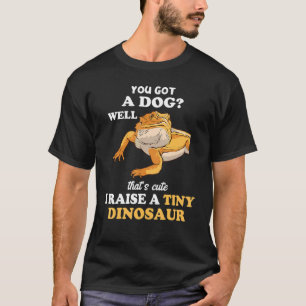 T-shirt Je Lève Un Petit Dinosaure Reptile Lizard Porté Dr
