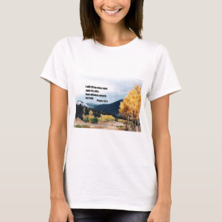 T-shirt Je lèverai mes yeux vers les collines...