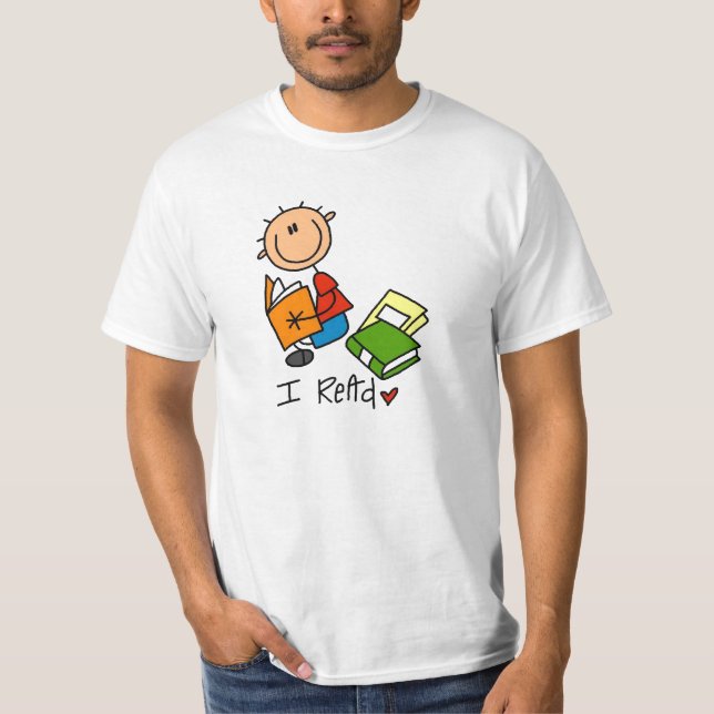 T-shirt Je lis (Devant)