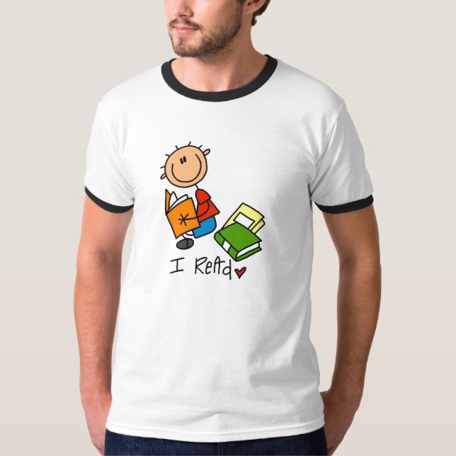 T-shirt Je lis (Devant)