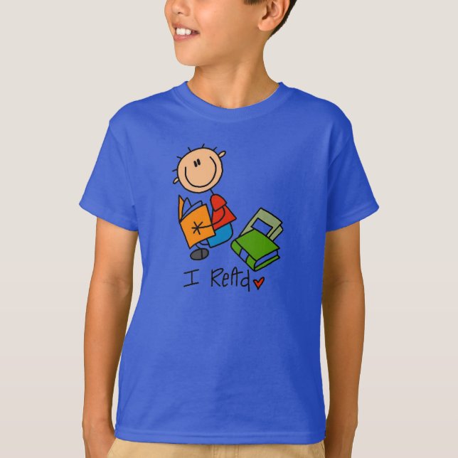 T-shirt Je lis (Devant)