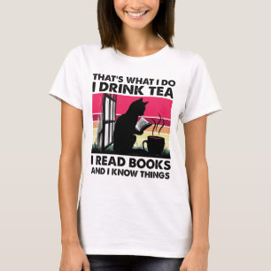 T-shirt Je lis des livres et je sais des choses
