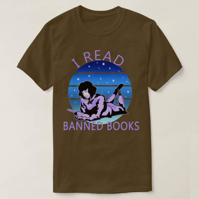 T-SHIRT JE LIS DES LIVRES INTERDITS (Design devant)