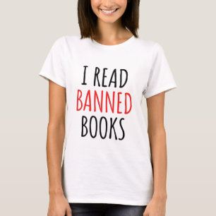 T-shirt Je lis des livres interdits Citation drôle