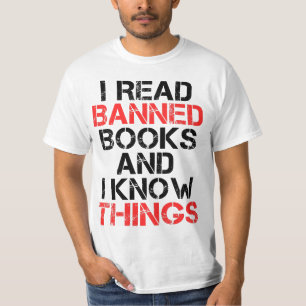T-shirt Je lis des livres interdits et je sais des choses