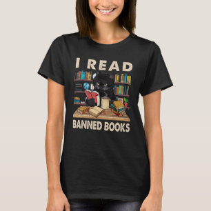 T-shirt Je lis des livres interdits Humour Désagréable Cha