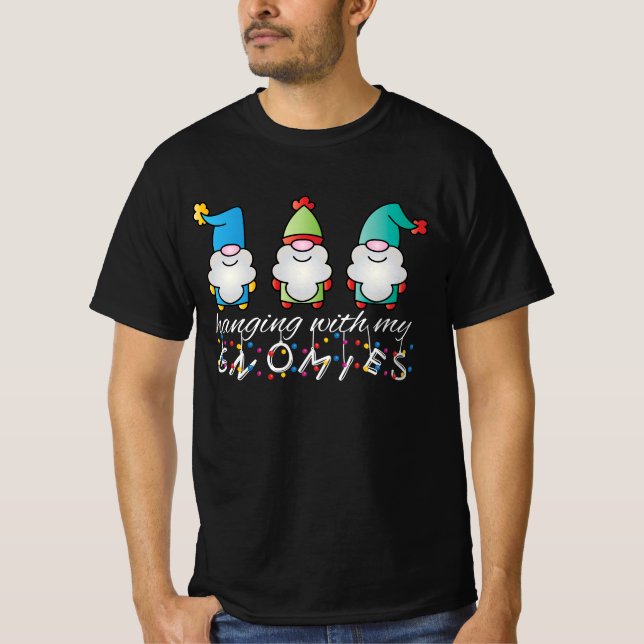 T-shirt Je M'Accroche Avec Mes Gnomies (Devant)