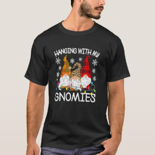 T-shirt Je M'Accroche Avec Mes Gnomies Pajamas De Noël Fam