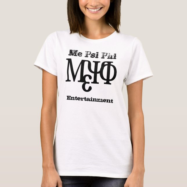 T-shirt Je Madame Tee's de phi de livre par pouce carré (Devant)