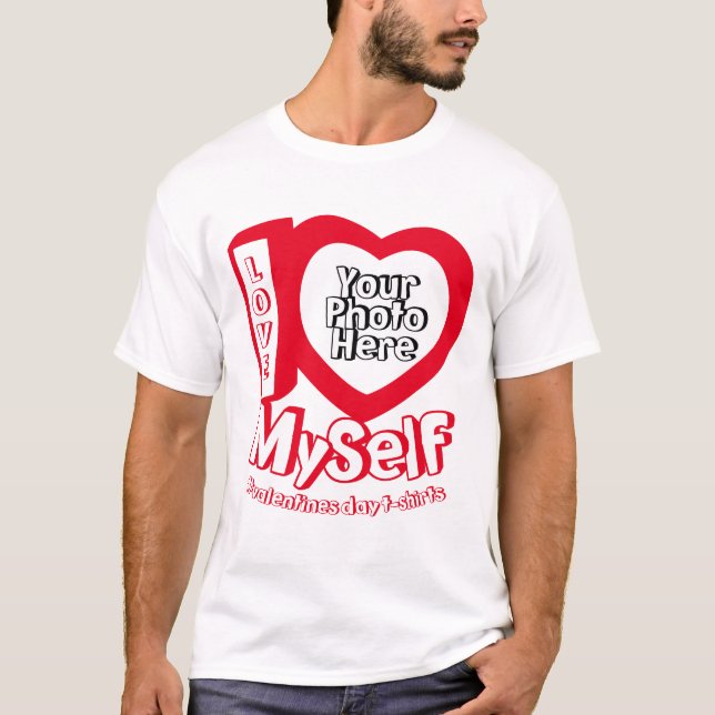 T-shirt Je m'aime célibataire Valentine mignonne drôle (Devant)