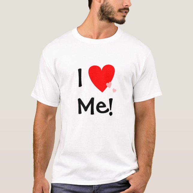 T-shirt Je m'aime (coeur) drôle (Devant)