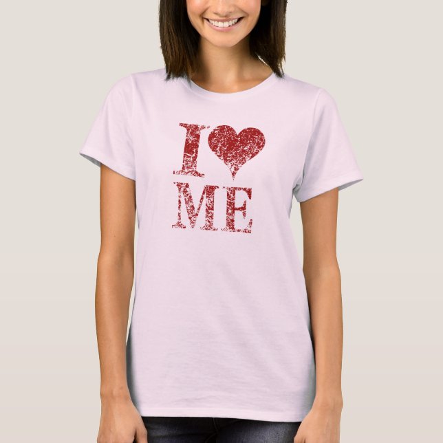 T-shirt je m'aime - j'aime sa chemise pour chemise (Devant)