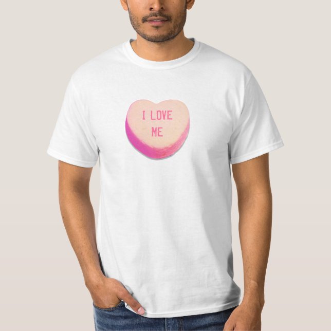 T-shirt Je m'aime sucrerie (Devant)