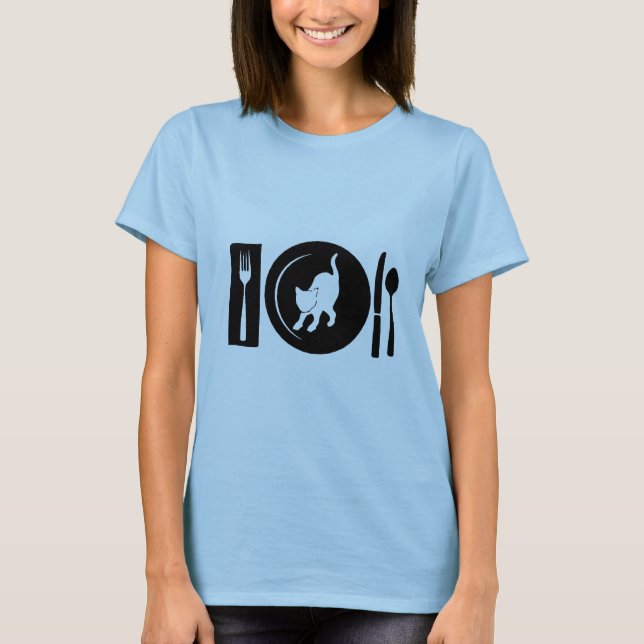 T-shirt Je mange ... (Devant)