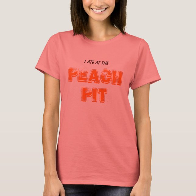 T-SHIRT JE MANGE À LA PISTE (Devant)