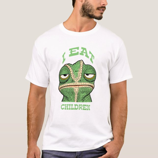 T-shirt Je mange des enfants (Devant)