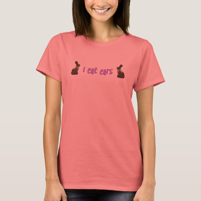 T-shirt Je Mange Des Oreilles (Devant)