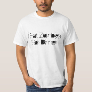 T-shirt Je Mange des Zombies pour Dîner