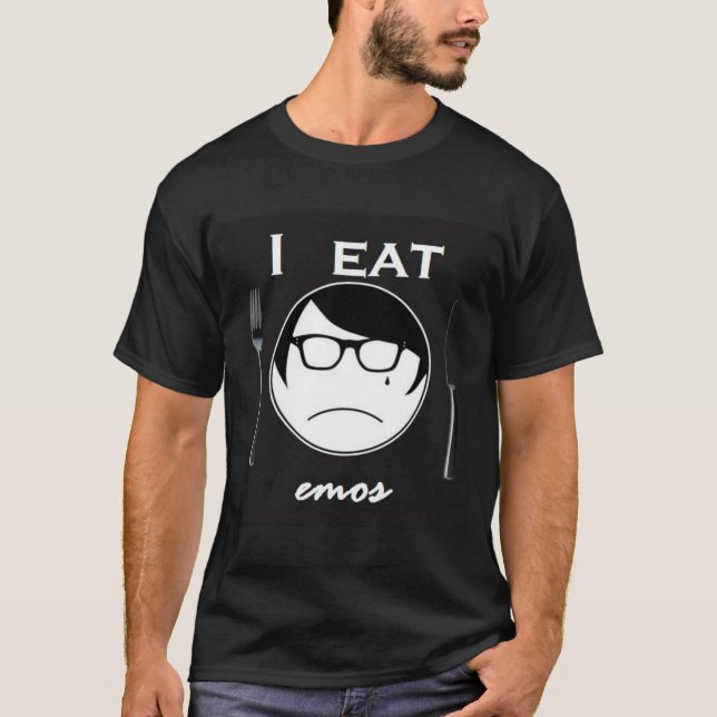 T-shirt Je mange Emos (Devant)