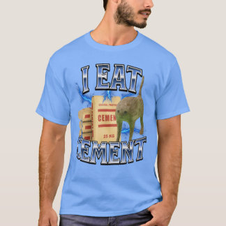T-shirt Je mange un mème drôle étrangement spécifique de c