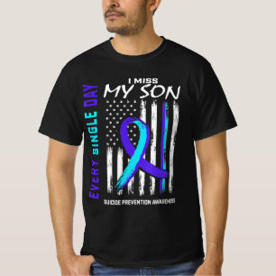 T-shirt Je Manque Mon Fils Sensibilisation À La Prévention