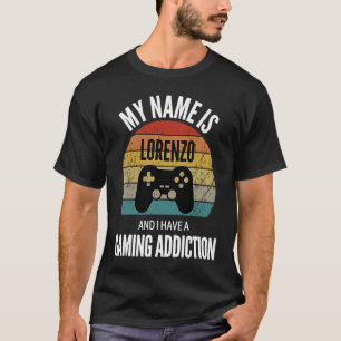 T-shirt Je M'Appelle Lorenzo Et J'Ai Un Supplément De Jeu