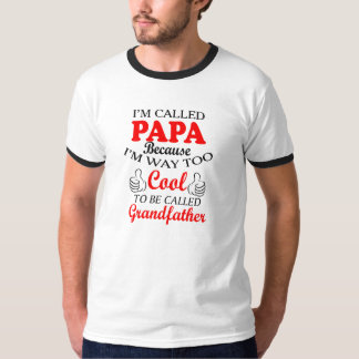 T-shirt Je m'appelle Papa Shirt