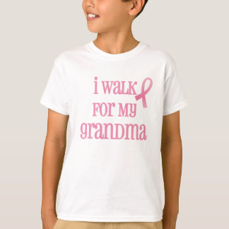 T-shirt Je marche pour ma grand-maman