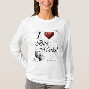 T-shirt Je marques de morsure d'amour
