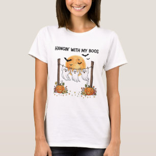 T-shirt Je me accroche à mes livres   Drôle Halloween Tee 