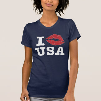 T-shirt Je me bécote des chemises des Etats-Unis