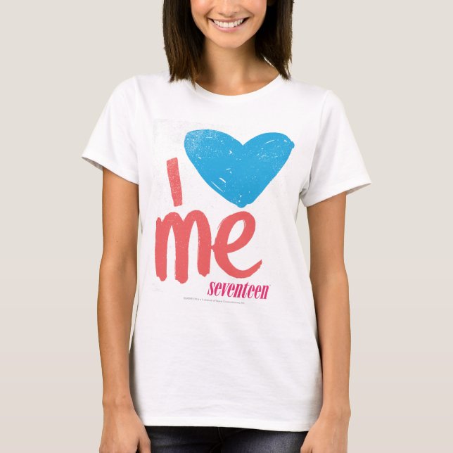 T-shirt Je Me Coeur Aqua-Pink (Devant)