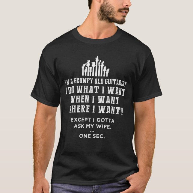 T-shirt Je me déchaîne devant mes propres accords croustil (Devant)