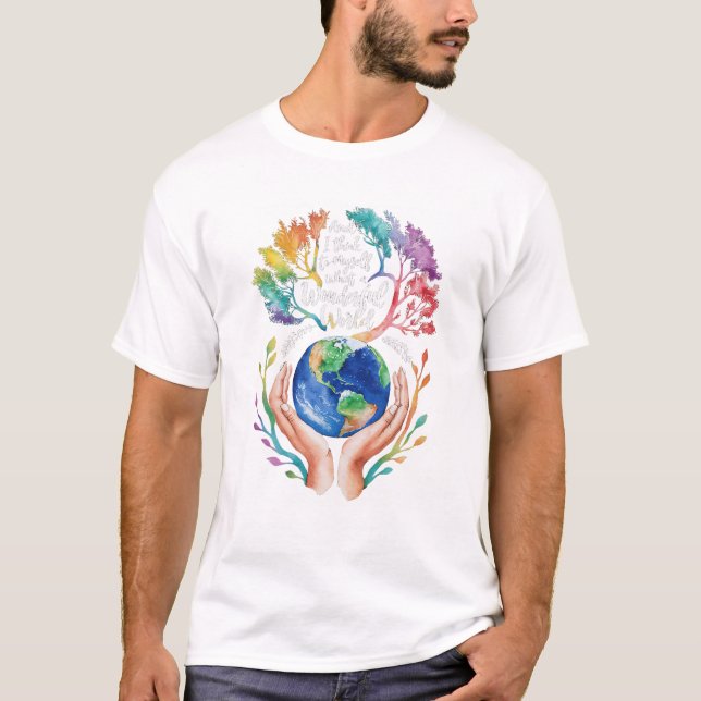 T-shirt Je me dis ce que A (Devant)