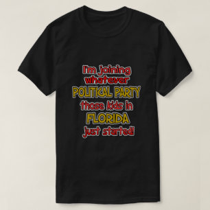 T-shirt Je me joins quoi que…