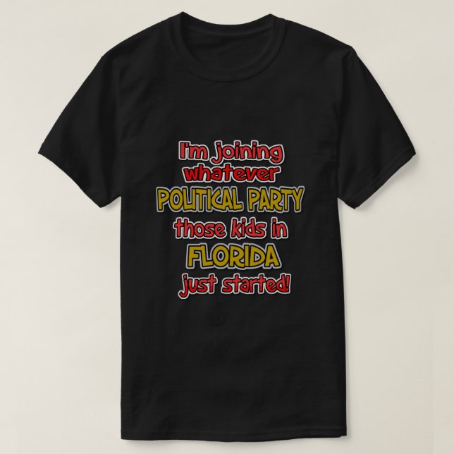 T-shirt Je me joins quoi que… (Design devant)