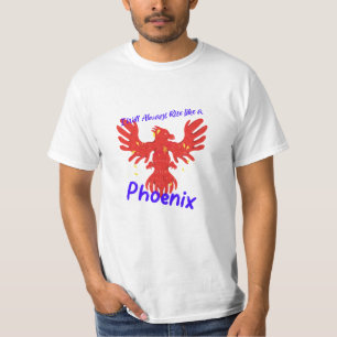 T-shirt Je me lèverai toujours comme un Phoenix