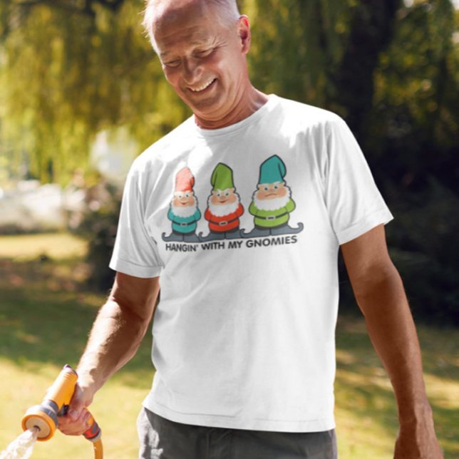 T-shirt Je Me Pose Avec Mes Amis Gnomies (Créateur téléchargé)