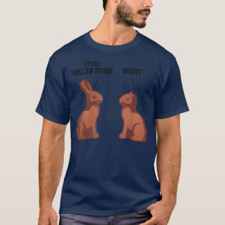 T-shirt Je Me Sens Assez Sale À L'Intérieur Du Lapin Choco