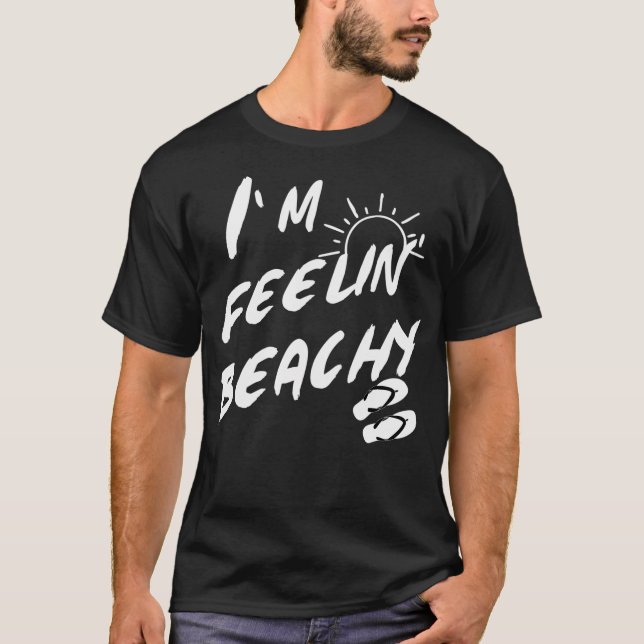 T-shirt Je Me Sens Plage (Devant)